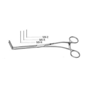 Glassman Stomach Resection Clamps, Right Angled Jaws W/ Atraumatic Serrations, 9 1/2" (24.0 Cm), Jaw Length 1" (25.0 Mm)